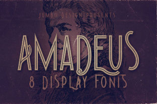 Amadeus: A Vintage Display Font with Timeless Appeal