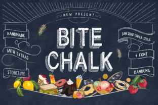 BiteChalk: A Wow Chalk Font for Creative Projects