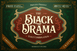 Black Drama: A Versatile and Expressive Font for Designers