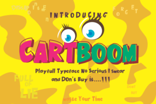 Cartboom: A Playful Font for Creative Projects