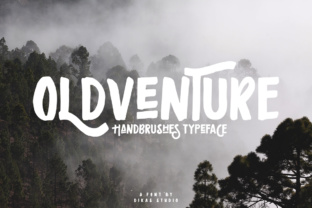 Discover the Artistry of Oldventure: A Unique Brush Font for Creative Expression