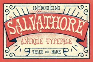 Discover the Elegance of Salvathore: A Victorian Font with a Modern Twist