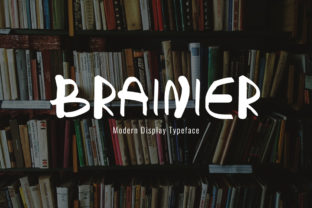 Discover the Versatility of Brainier: A New Display Font for Every Creative Need