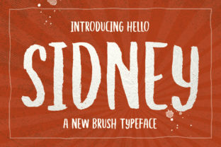 Hello Sidney: A Brush Font for Creative Impact