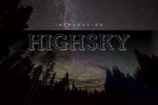 HighSky: A Versatile Display Typeface for Modern Design