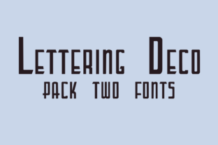 Lettering Deco: A Timeless Font for Modern Design