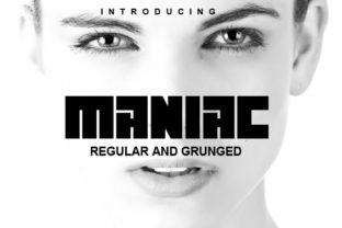 Maniac: A Bold, Versatile Display Font for Strategic Design