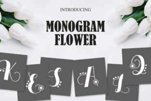 Monogram Flowers: Elegant Design for Every Purpose