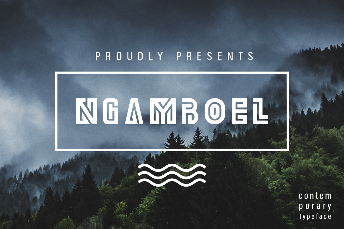 Ngamboel: A Modern Font with Traditional Roots