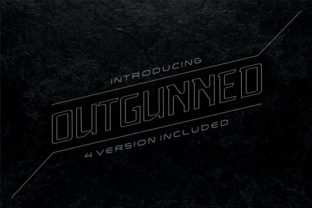 Outgunned: A Bold and Versatile Font for Standout Design