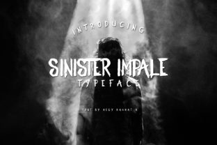 Sinister Impale: A Horror Font That Haunts Your Designs